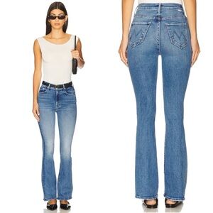 MOTHER High Rise Runaway Jeans in Dropping In 25
